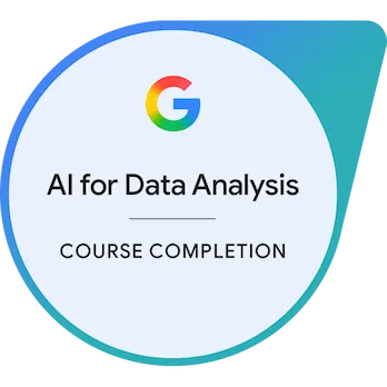 Google AI for Data Analysis Zertifikat