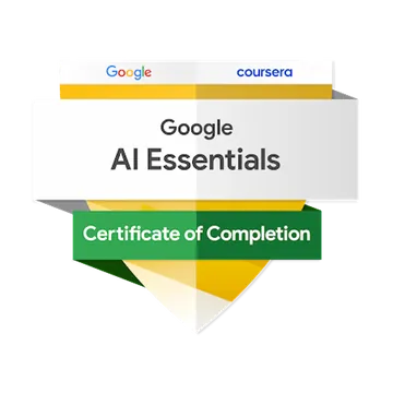 Google AI Essentials Zertifikat